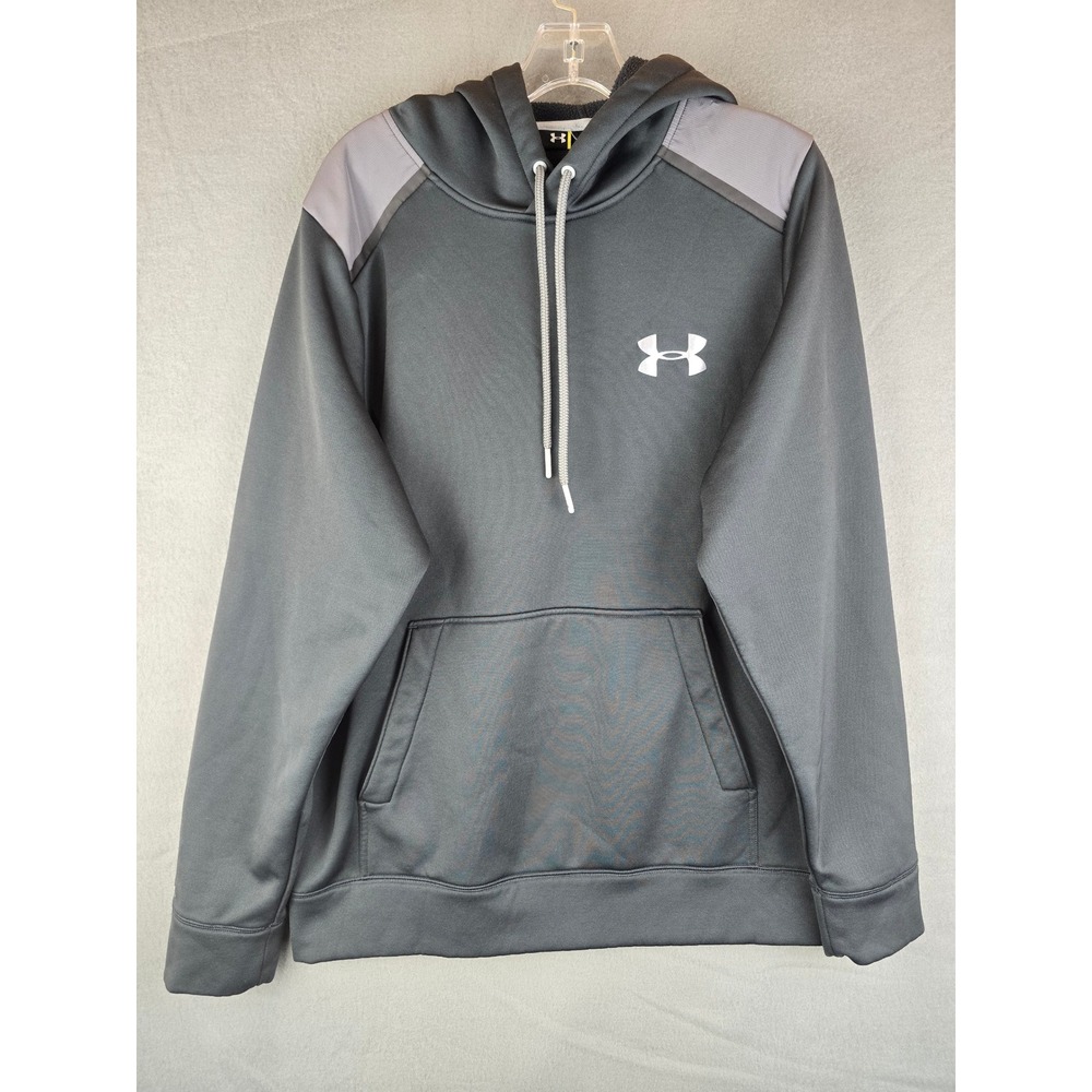 Under Armour Women's Medium Dark Gray Loose Fit Hoodie Sweater Casual